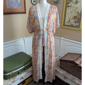 Time and Tru Floral Swim Cover